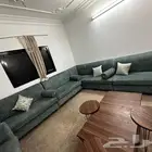 مجلس كنب 4في5 مع فرشه وطاولات وستاره