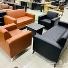 كنب مكتبي جديدة جلد فخم(كنب ديكور كلاسيك وكنب ملكي متوفر)