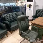 تفصيل جاهز كنبات جلد للمكاتب والفنادق وكوفي ش