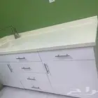 رخام الصناعي و مغاسل و كوانتر