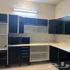 مطبخ غرفة نوم دواليب ستائر