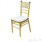 بيع كراسي نابليون شفاف اكريلك وحديد ذهبي وكراسي حمراء