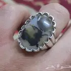 خاتم من العقيق اليماني الشجري المصور
