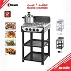 موقد غاز مع الرف اربعه شعله