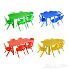 كراسي مع طاولات طاولات هلالية ومستطيلة ودائرية