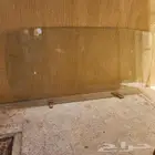 زجاج طاولة طعام شفاف سكريت