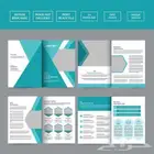 تصميم بروفايل هويه تجاريه cv إعلان عرض تقديمي
