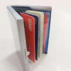 محفطة بطاقات معدنية ضد المسح والسرقة للبطاقات البنكية