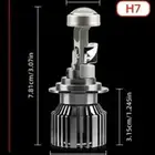 لمبات ليد بعدسات مقاس H7