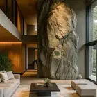تصميم وتنفيذ ديكور صخري وشلالات صخريه وجدريان صخريه