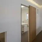 باب سحاب مخفي خشب جديد