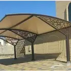 مظلات سيارات سواتر برجولات جلسات خارجيه قسم خاص للبويا