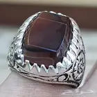 خاتم عقيق يماني كرزي مترش