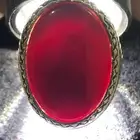 خاتم عقيق افريقي شفة العبد