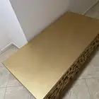 طاولات مجلس جديده لون ذهبي