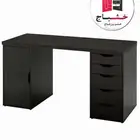 طاولة PC خشباج درج وخزانة ( طول 180 عمق 70 ارتفاع 75 )