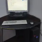 كمبيوتر والمكتب والكرسى مجانآ الشرائع مخطط 2