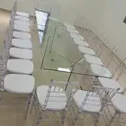 كرسي شفافه طاولات شفافه كراسي وطاولات زل طاولات بوفيه
