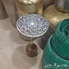 طاولات صدف بقاعده خشب طبيعي