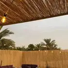 مظلات خيزران وساتر وحصير خيزران وبامبو