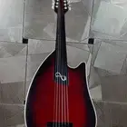 عود موسيقي الكتريك باللون الاحمر جديد للبيع