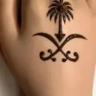 نقش حناء ايفنت اليوم الوطني حناء الخبر