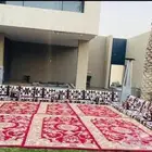 محل حفلات تاجير كراسي طاولات قزاز بوفيه اكوش مدخل الاستقبال