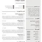 يتوافر تصاميم سيره ذاتيه احترافيه ب 5 ريال فقط