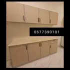 دولاب مطبخ جديد جاهز رخام طبيعي مصري 180 سانتي