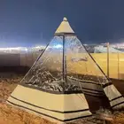 خيمة هرمية خيام شفاف خيام مطرية