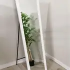 مرايا ستاند بحامل قابل للتعديل مقاسات مختلفة ابيض و ذهبي