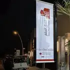 لوحات حروف بارزه رسم شعار أستيل اكريلك أعلام رول أب بوب أب