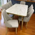 طاولة طعام 8كراسي استخدام مره واحده