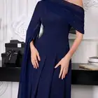 فستان كحلي مقاس لارج جديد