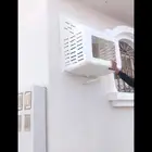 غطا مكيف خارجي في برجيلس شفات شباك طاردالحمام مع تركيب
