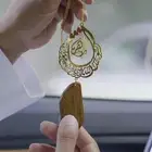 هدايا رجاليه هدايا نسائيه تعليقة سياره بلاسم مطلي بذهب