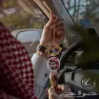 تعليقة سيارة بصورة مع كسرة العود