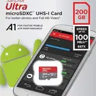 بطاقة ذاكره 200 جيجا اصليه جديده تم فتح الكرتون فقط