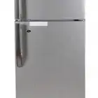 ثلاجة ماندو للبيع جديدة بكامل اغراضها لون فضي