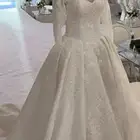 فستان زفاف لعروسه استخدام مره واحده