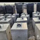 يوجد لدينا منتجات جميع المقاصات من الحواجز الخرصانيه وبافضل
