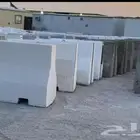 حواجز خرسانية نيوجرسي سفتي مصدات قواعد انارة