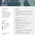 تصميم سيره ذاتيه عربي او انجليزي ATS