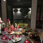 عشاء رومانسي شخصين سخانات ميني بوفيه مفتوح