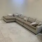 كنب حرف L مع زوليه 2.5   3.5