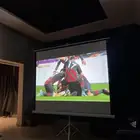 بروجكتر وشاشة عرض للإيجار مناسبة لمشاهدة المباريات وغيرها