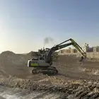 بوكلين - حفر وترحيل - مؤسسه مدى بدران