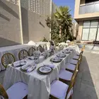 تاجير طاولات طعام بجميع انواعها بوفيه مفتوح