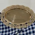صنية من الاستلس ذهبي