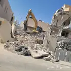 بوكلين لبنيان الحجر وقص الاراضي وهدم المباني القديمه